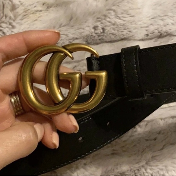 Gucci Accessories - Gucci Marmont Double G Belt Size 80, 1” wide